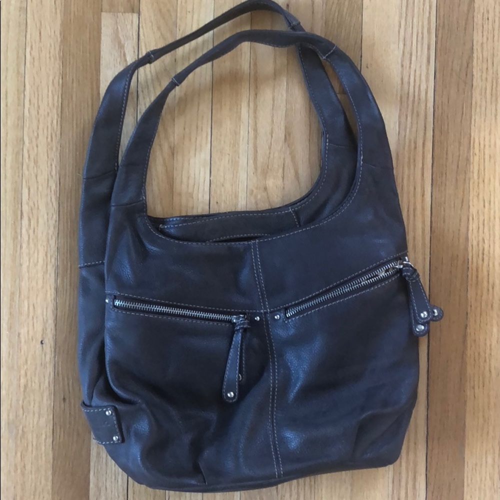 Tignanello soft chocolate brown purse